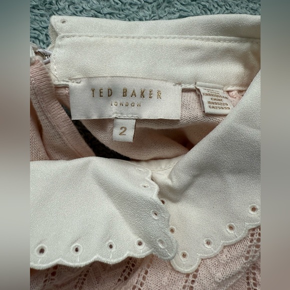 Ted Baker Soft Pink Cowl Neck Sweater - Picture 3 of 4